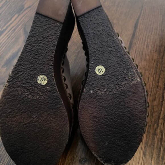 Charles David Made in Italy Peep Toe Wedge - Picture 7 of 8